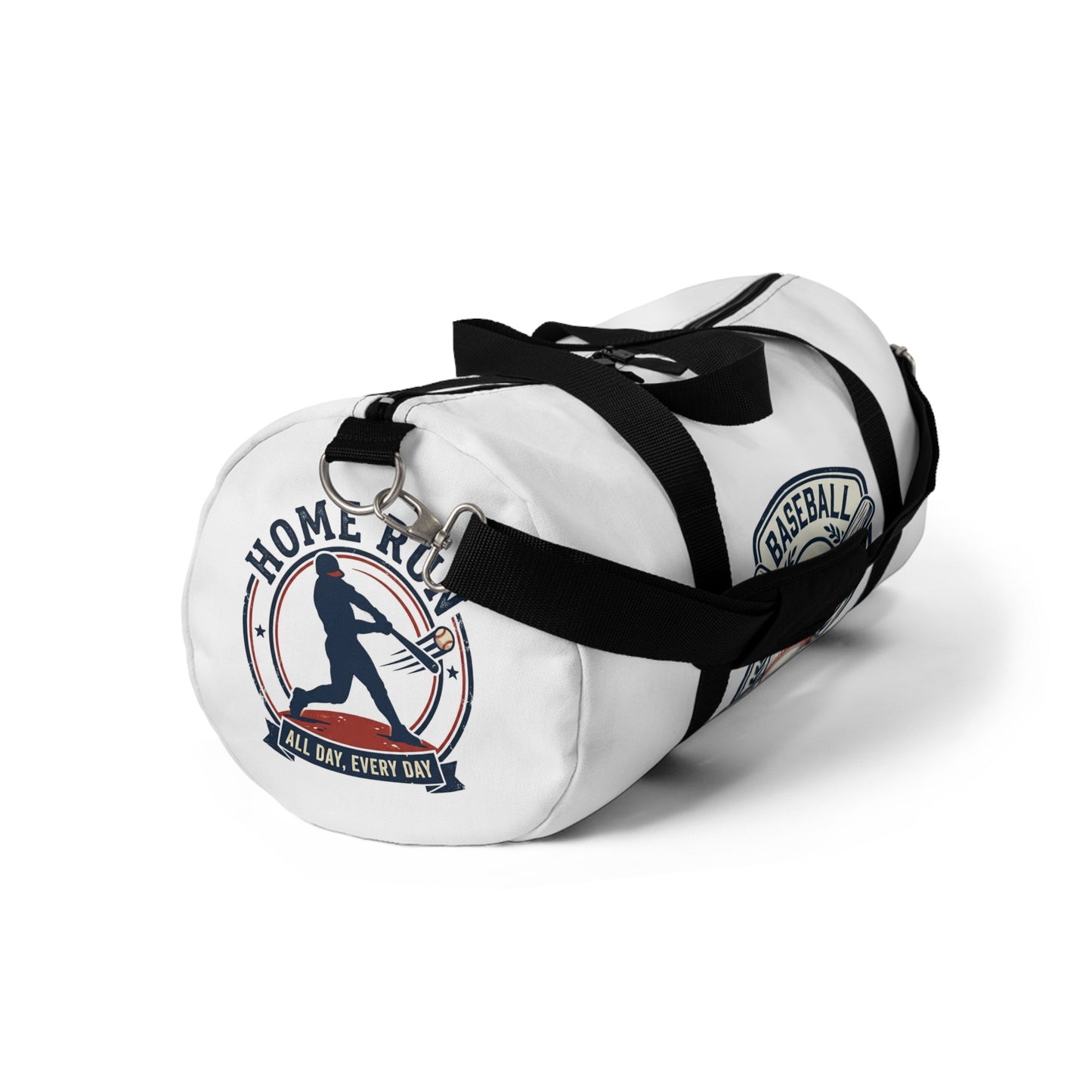 Baseball Logo Duffel Bag — Vintage Team Sports Gym Bag