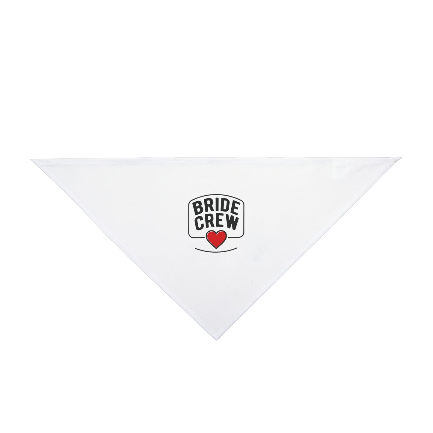 Bride Crew Pet Bandana — Wedding Dog Bandana with Heart