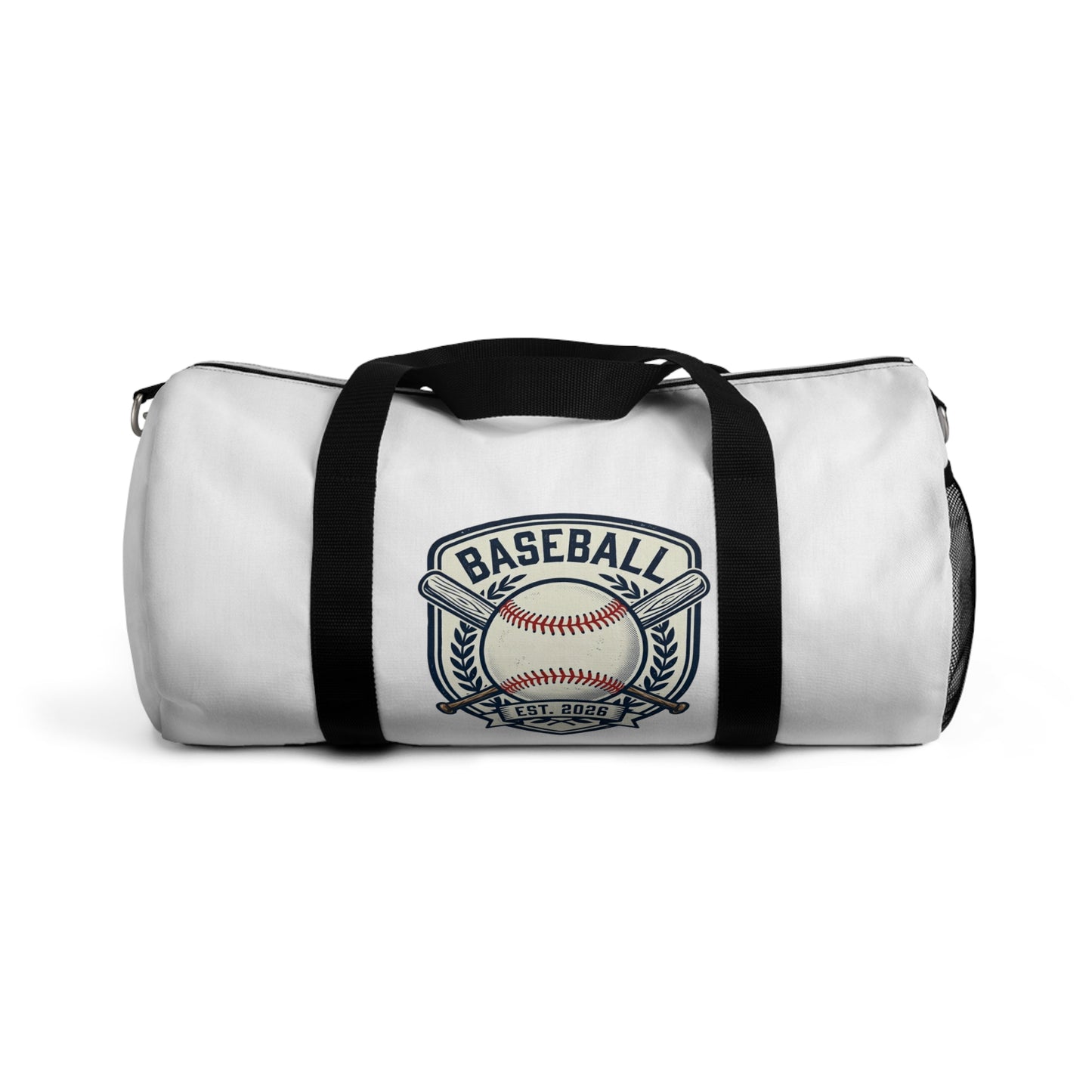 Baseball Logo Duffel Bag — Vintage Team Sports Gym Bag