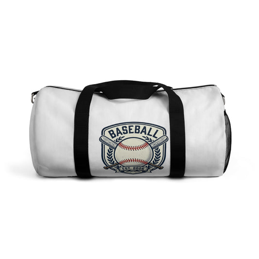 Baseball Logo Duffel Bag — Vintage Team Sports Gym Bag