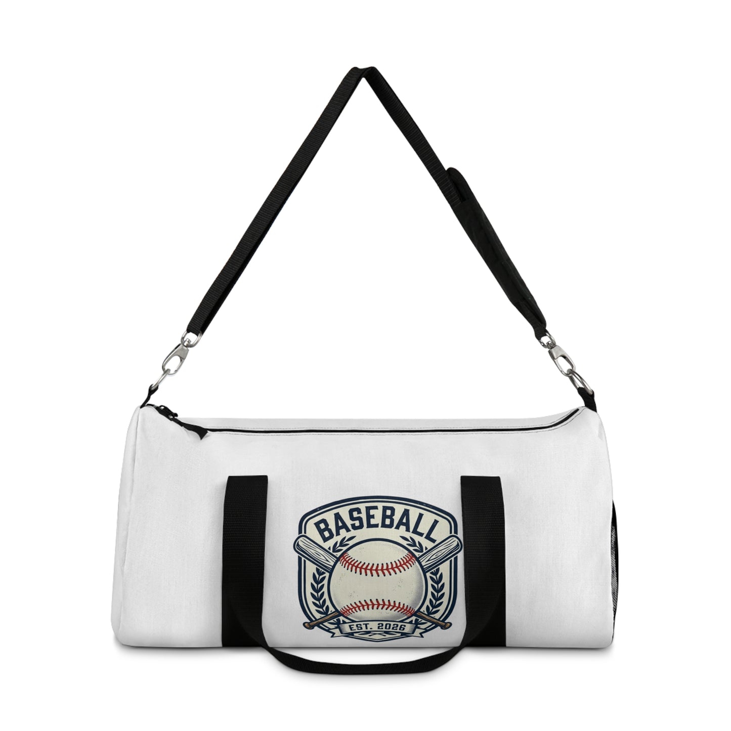 Baseball Logo Duffel Bag — Vintage Team Sports Gym Bag