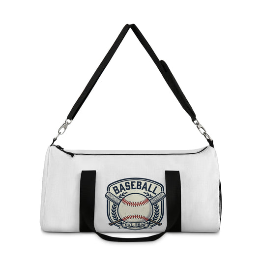 Baseball Logo Duffel Bag — Vintage Team Sports Gym Bag