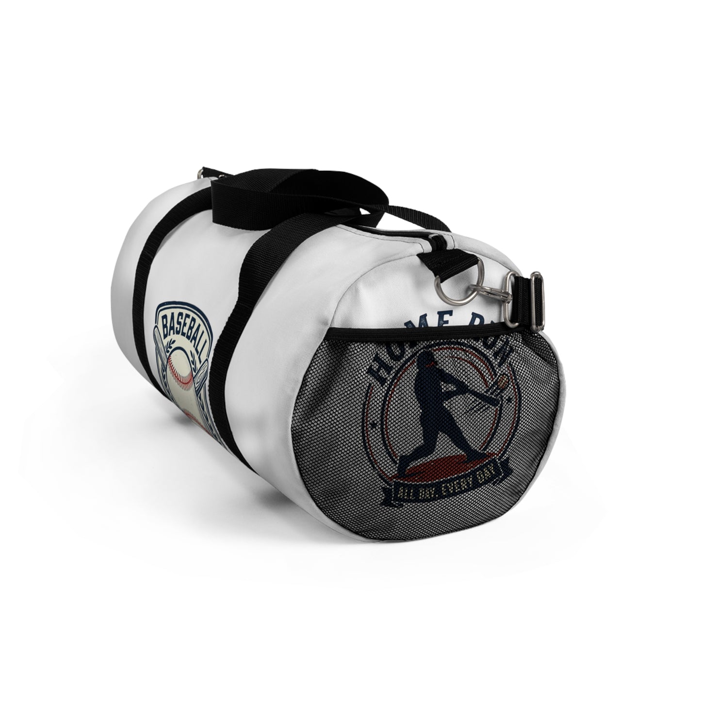Baseball Logo Duffel Bag — Vintage Team Sports Gym Bag